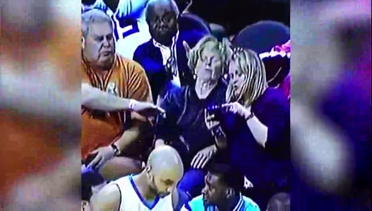 Poor fan AT Kings game hit in face with Basketball video