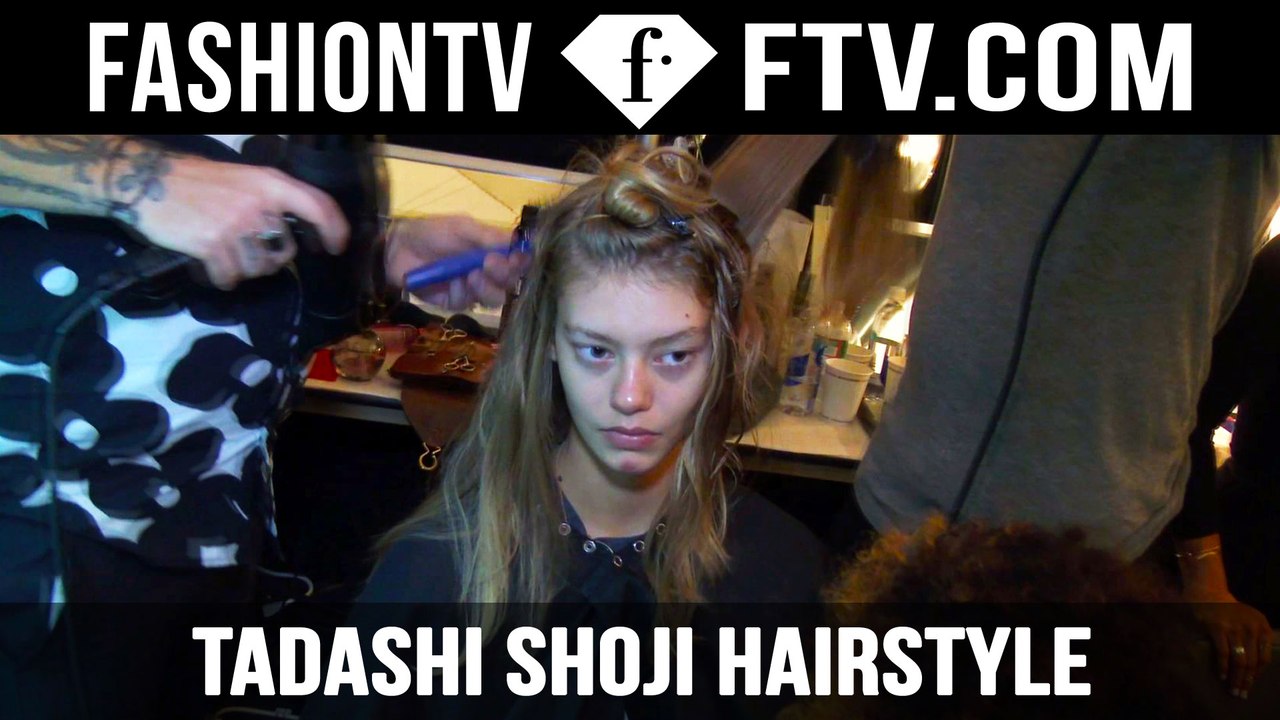 Tadashi Shoji Hairstyle SS16 | New York Fashion Week NYFW | FTV.com