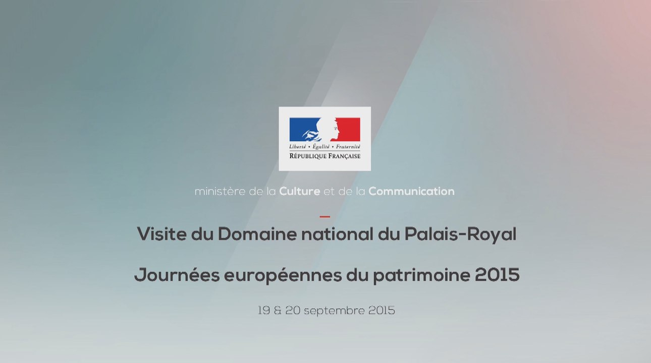 Journées européennes du patrimoine 2015, visite du Palais-Royal