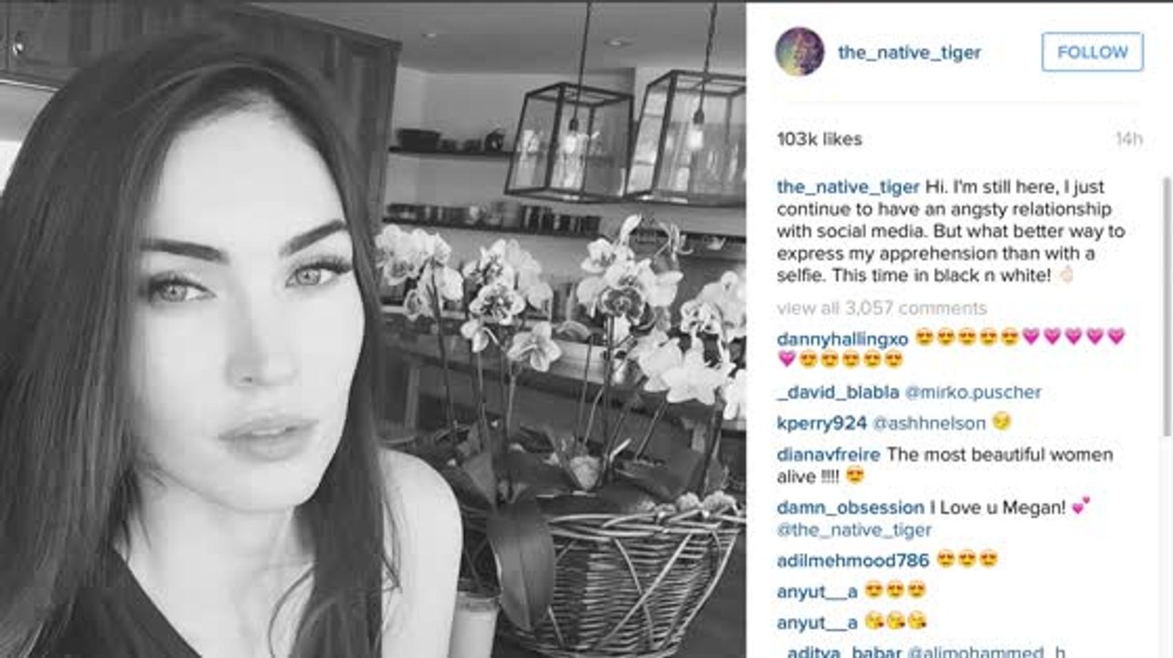 Der "New Girl" Star Megan Fox zeigt sich wieder im Internet