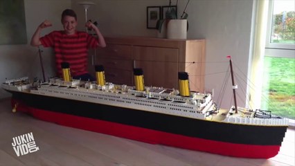Replique du Titanic en LEGO - Dingue....