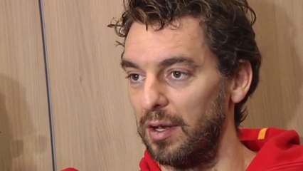 Pau Gasol: "Este triunfo tiene un mérito especial y un gran significado"
