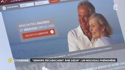 "Seniors recherchent âme soeur": un nouveau phénomène