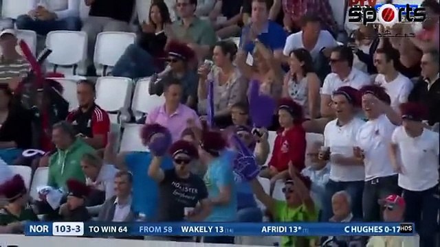 Shahid Afridi 34 Runs Off 17 Balls vs Derbyshire Natwest T20 Blast 2015 HD
