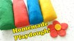 Homemade Playdough Recipe - DIY - How To Make Playdough At Home Easy