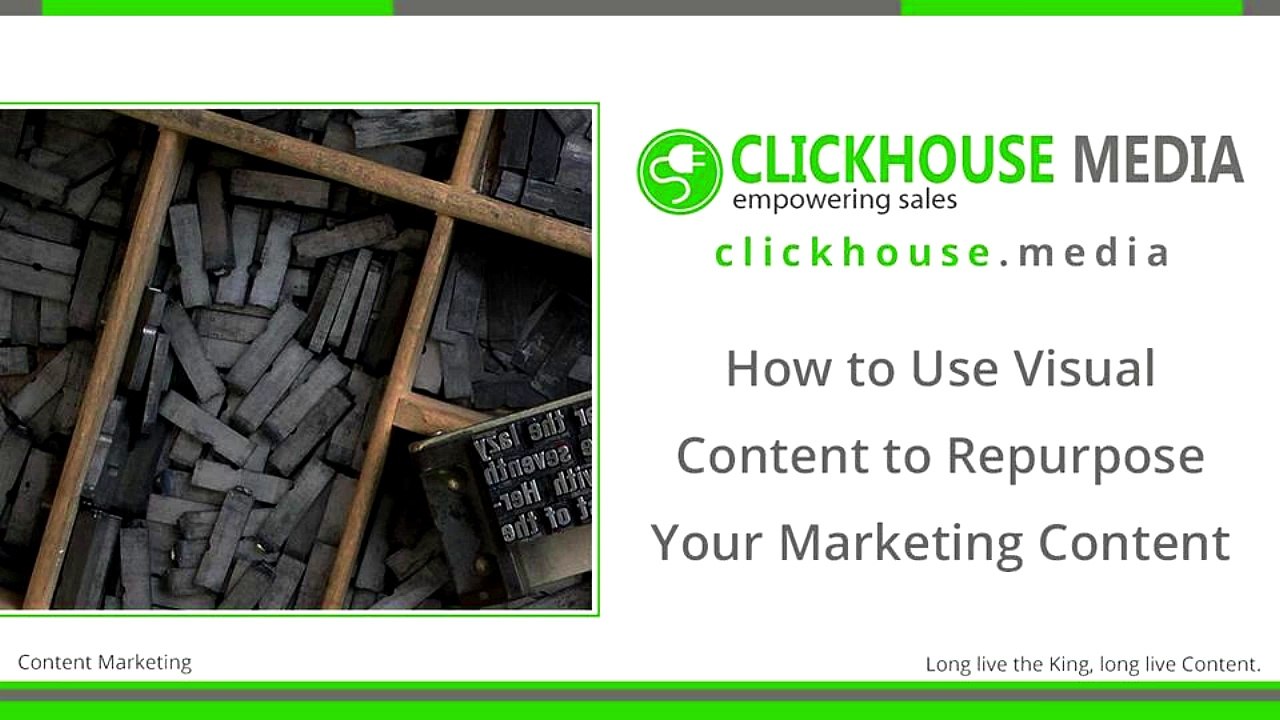 How to Use Visual Content to Repurpose Your Marketing Content