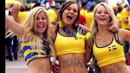 crazy football fans girls