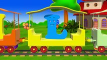 Learn Alphabet Train Song | 3D Nursery Rhymes | English Nursery Rhymes | Nursery Rhymes for Kids