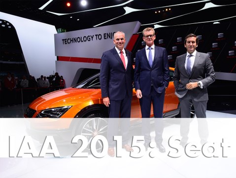 IAA 2015 SEAT: World Premiere of the Ibiza Cupra and the Leon Cross Sport