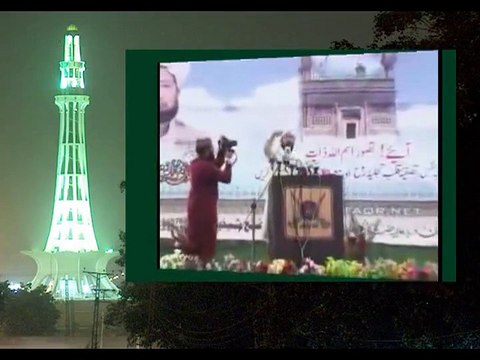 Sahibzada Sultan Ahmad Ali Sb explaining about the ideological linkages of Pakistan with foundations of Islam