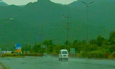 Pleasant weather in Islamabad after rain