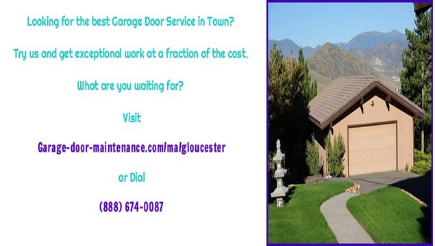 Licensed Garage Door Technicians in Gloucester, MA