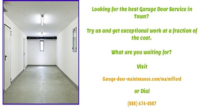 Licensed Garage Door Technicians in Milford, MA