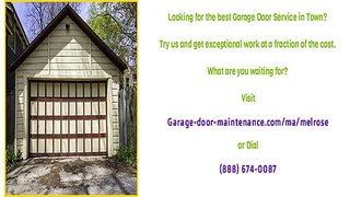 Garage Door Opener Repair in Melrose, MA