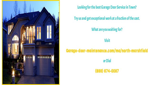 North Marshfield, MA Licensed Garage Door Technicians