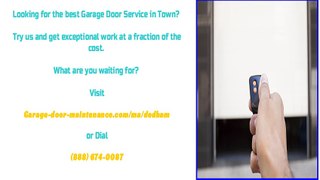 Garage Door Repair Service & Maintenance in Dedham, MA