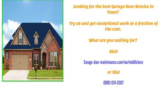 Middleboro, MA Garage Door Repair Service & Maintenance