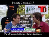 Télévision-Bordeaux-33 patrick serres co-président de palestine33 lors de planète cenon du 5 septembre 2015