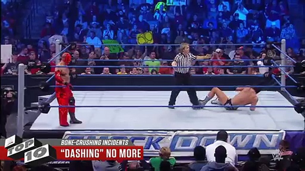 Top 10 ||BONE Crushing incidents|| WWE