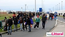 Les squats de migrants ont été évacués à Calais le 21 septembre 2015.