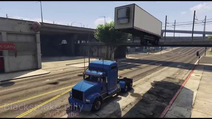 GTA 5 : Cascade Semi remorque avec C4 Nuke Mod