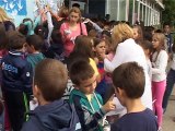 Učenici Osnovne škole „Dušan Radović“ poslali poruke mira, 21. septembar 2015. (RTV Bor)