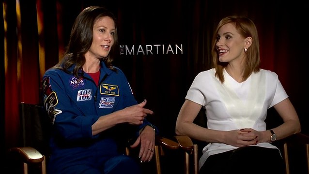 The Martian (2015) Generic Interview - Jessica Chastain & Tracy Dyson
