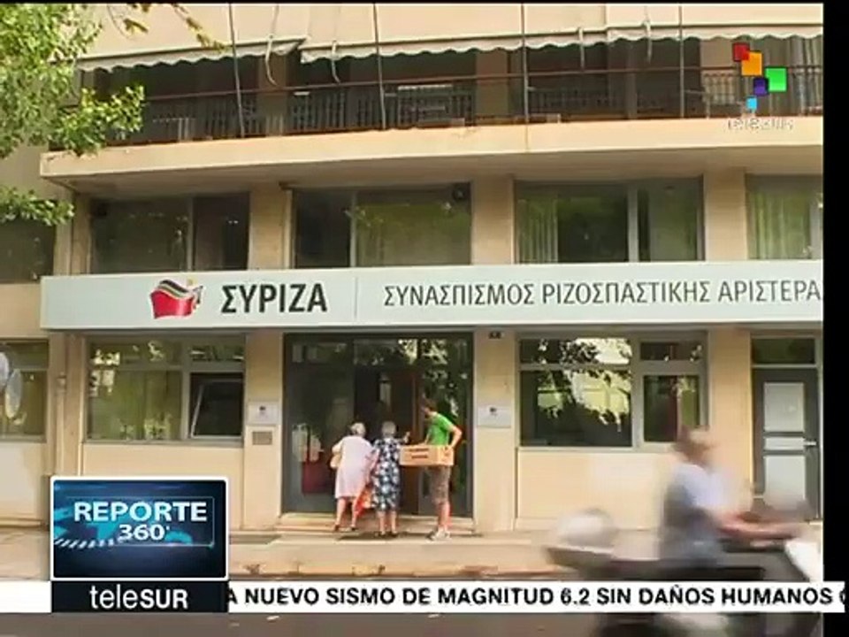 Grecia: Tsipras discute conformación de nuevo gobierno