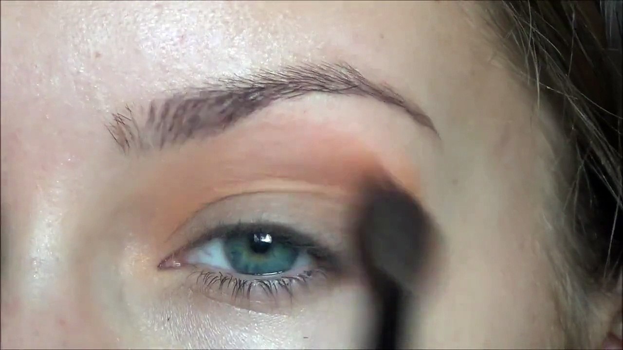 WARM ORANGE SMOKEY eye makeup tutorial