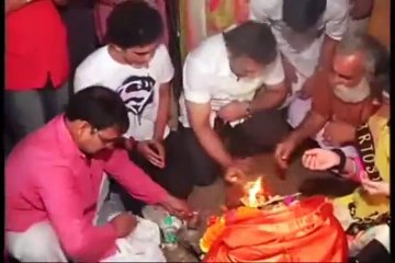 Govinda does Ganpati Visarjan 2012