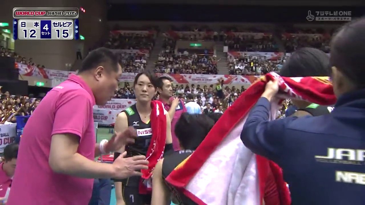 死闘　バレーボールＷ杯女子2015　日本　vs セルビア　4