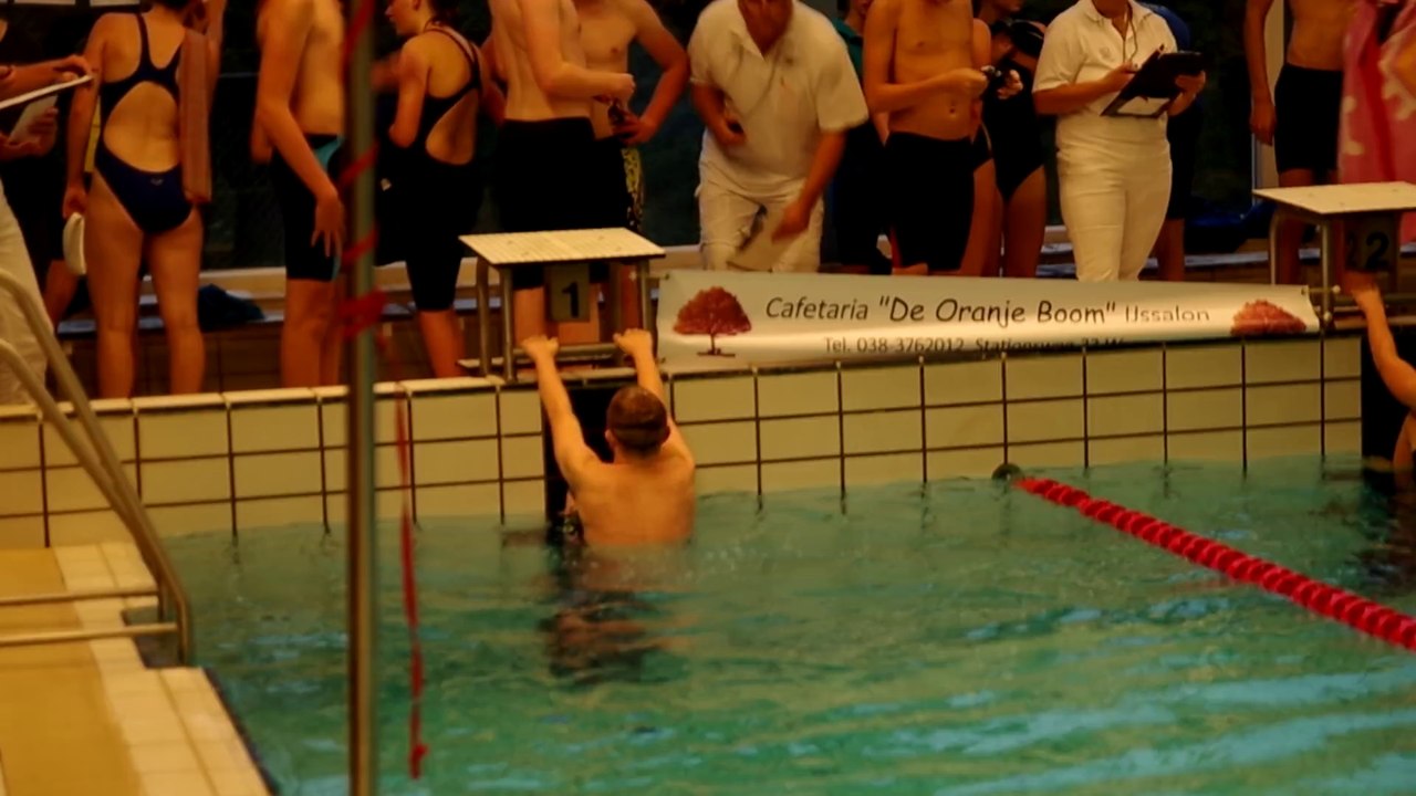 4x100 wissel Aquapoldro Heren.   19-09-2015