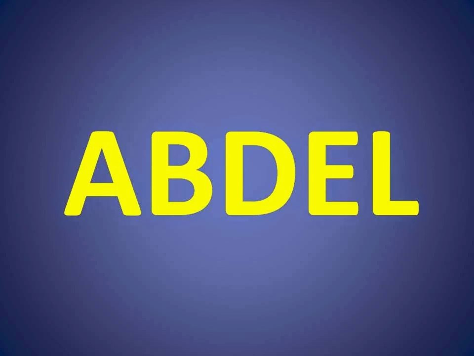 significado de los nombres - ABDEL - significado del nombre su origen y mas