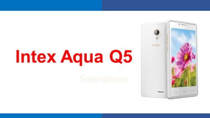 Descargar video: Intex Aqua Q5 Smartphone Specifications & Features