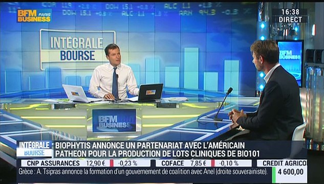 Biophytis signe un partenariat avec Patheon pour la production de lots cliniques de BIO101, Stanislas Veillet - 21/09