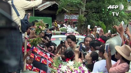 Descargar video: Législatives birmanes: inquiétudes du parti de Suu Kyi