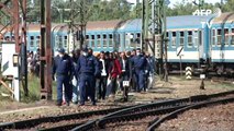 Milhares de migrantes chegam à Áustria
