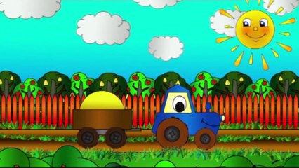 Apprendre les formes en construisant un tracteur | Dessins animés en français