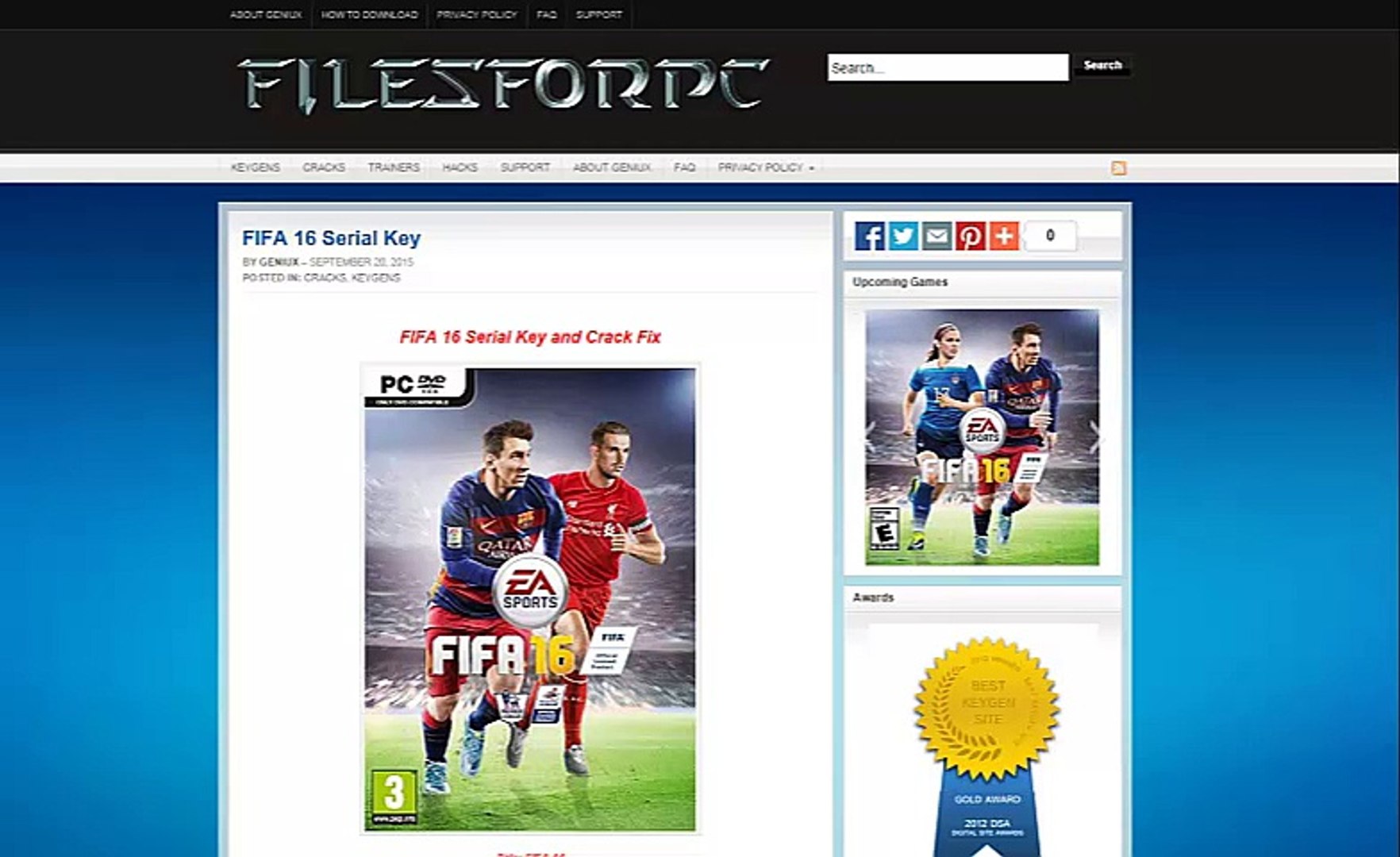 FIFA 16 Product key - cd key generator v1.0 - video Dailymotion