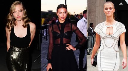 Irina Shayk y las mejores vestidas en el NYFW manteniéndose simple de blanco y negro
