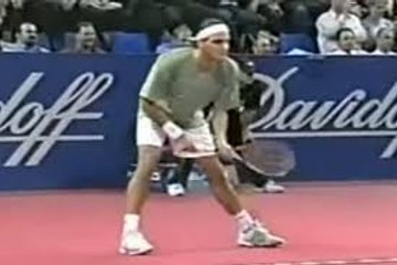 Roger Federer - Best shot  vs Andy Roddick