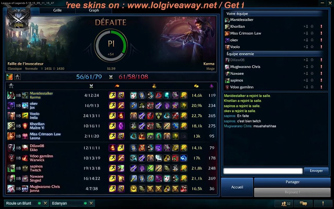 LolGiveAway Live (REPLAY) (2015-09-21 20:36:51 - 2015-09-21 20:37:59)