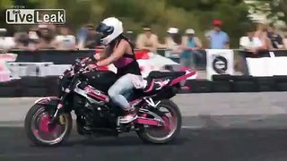 girl riding well until....