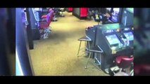 Terrifying moment masked robbers with machetes attack casino 21 sep 2015