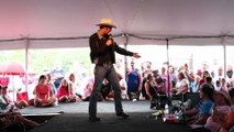 Cody Slaughter talks about how much enjoys performing at the tent at Graceland Crossing Elvis Week 2015