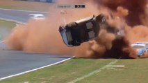 Porsche Cup 2015 Brazil Piquet Massive crash Rolls
