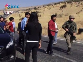 Operasyon bölgesine gitmek isteyen vekillere asker tarafından engelleme