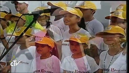 El Papa Francisco bendice la Ciudad de Holguín desde la Loma de la Cruz