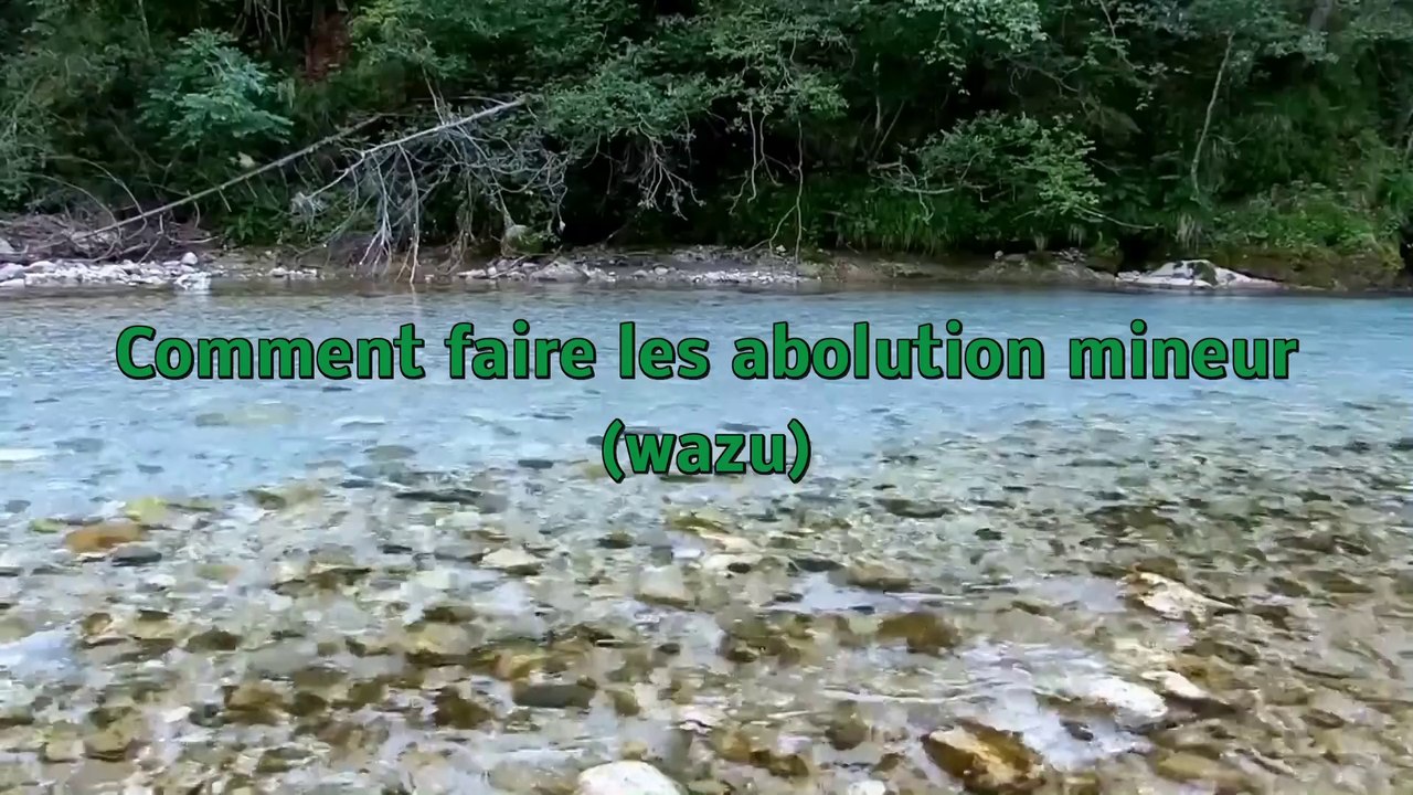 Ablution mineur (wazu wazou) comment faire l'ablution avant la prière islam par ici