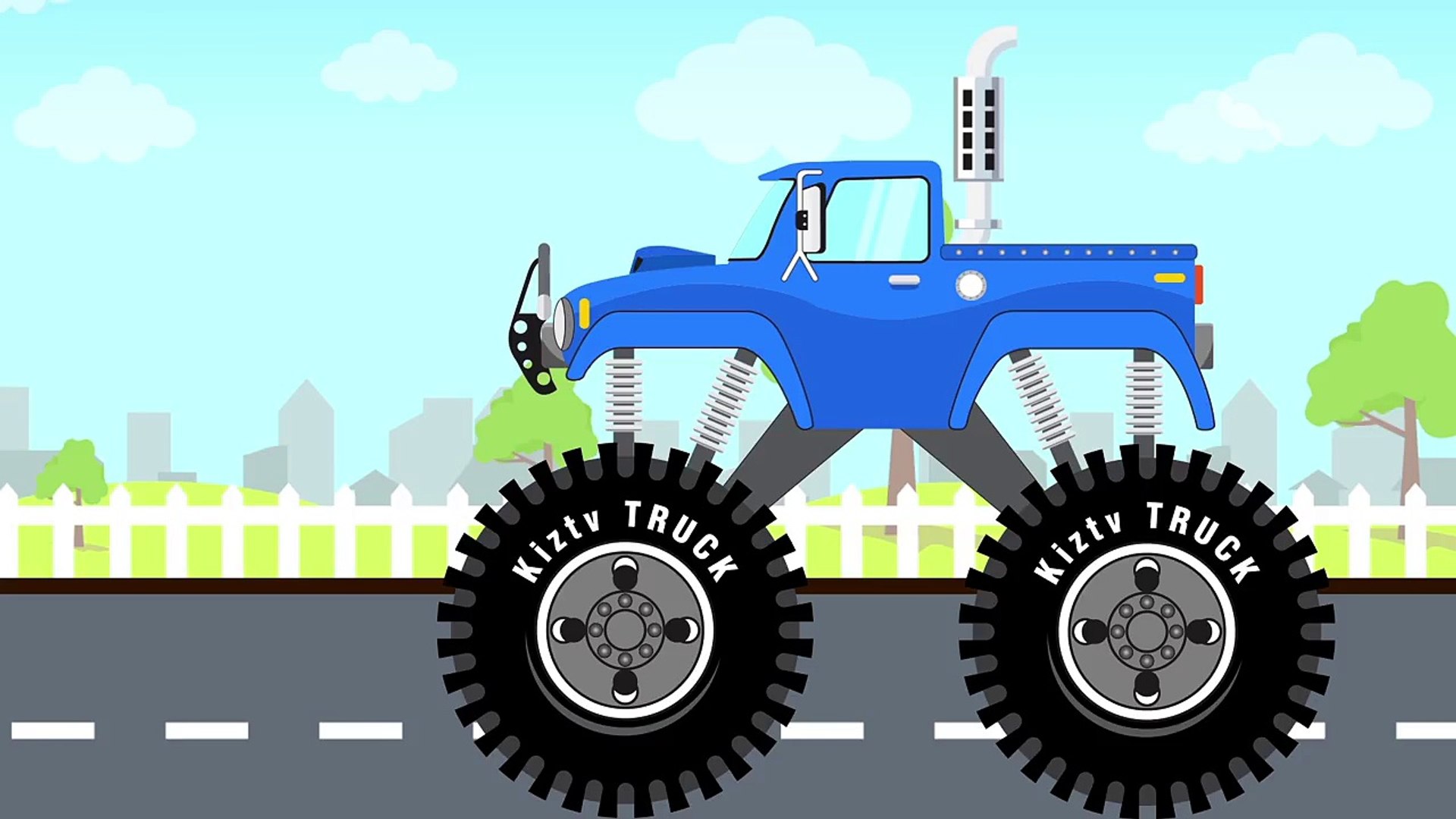 Watch Monster Trucks - Truck Cartoon for Kids